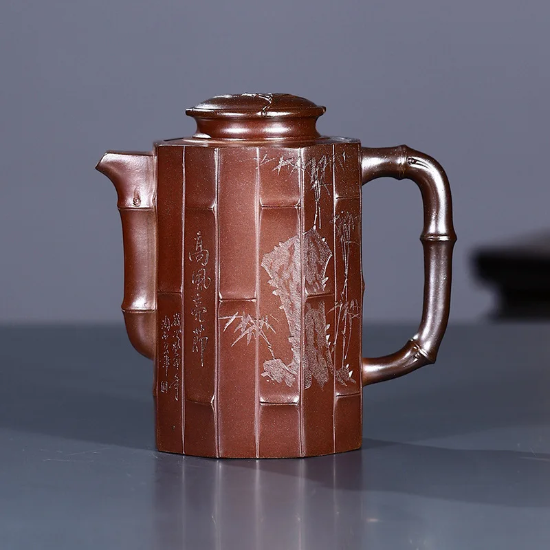 Wholesale Handmade High-End Tea Set Crafted With Exquisite Detail Made From High-Quality Gold Clay Fired In A Traditional Kiln