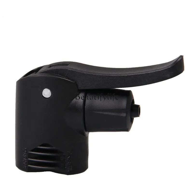

Car air pump adapter nozzle US and French dual-purpose inflator nozzle Road car French portable adapter
