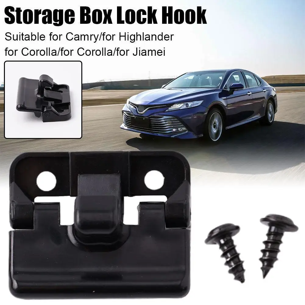 Center Console Armrest Box Cover Lock Hook for Toyota Camry XV40 2007-2011 for Toyota Avalon XX20 2000-2004 Car Accessories