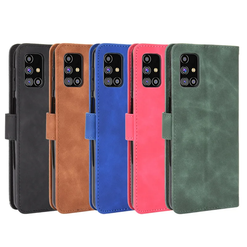 

For Samsung galaxy M31S Case Wallet Anti-theft Brush Magnetic Flip Leather Funda Phone Cover