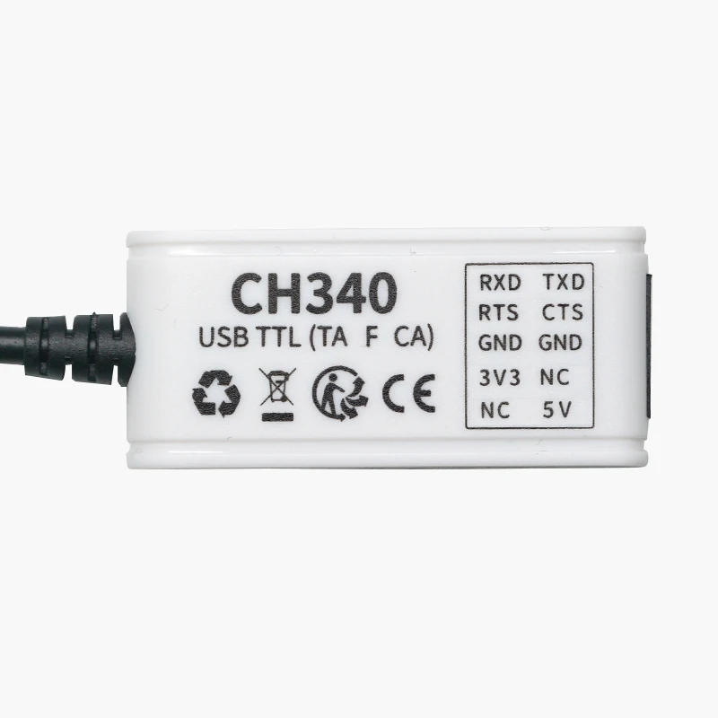 وحدة منفذ تسلسلي USB إلى TTL CH340 وحدة USB إلى UART وحدة فرشاة تنزيل STC ، ذكر طرفي ، أنثى طرفية