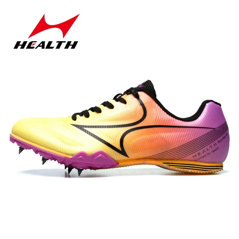 Health Breathable Men Track Field Sprint Spikes Professional Full-length Middle Distance Race Triple Jump High Jump Sneakers