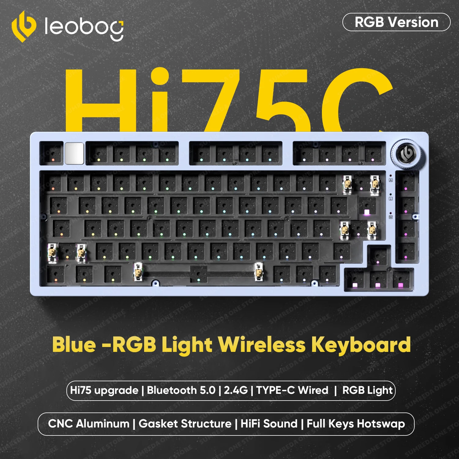 Leobog Hi75C Hi75C Pro ワイヤレスメカニカルキーボード 75