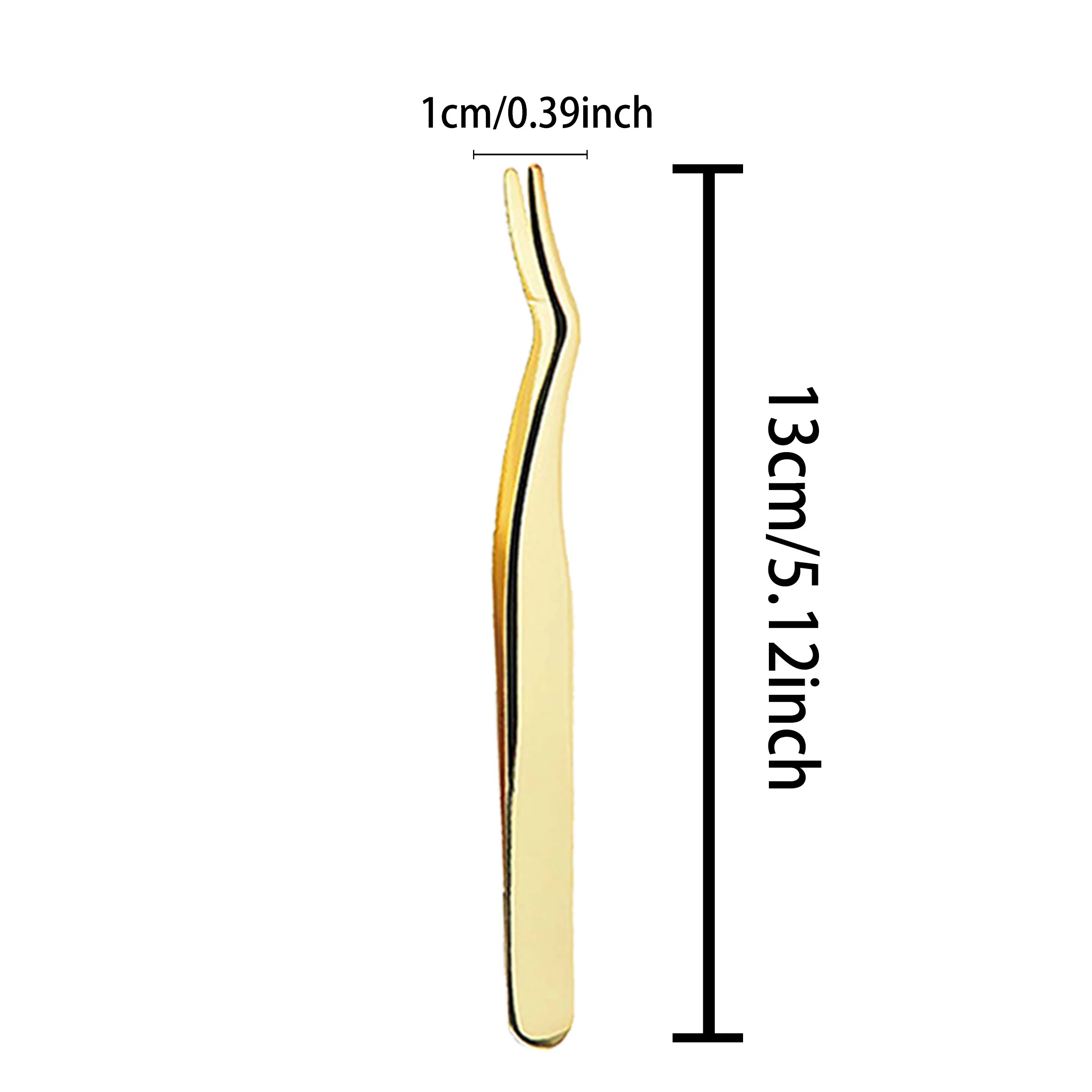 Eyelash Tweezers Professional Precision Eyebrow Tweezers Clip Lash Extension Supplies Beauty Tools