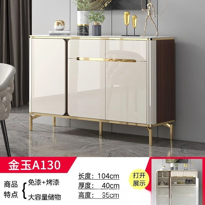 Kitchen side cabinet 2026 new living room home wall integrated locker wine cabinet tea cabinet dining room cupboard