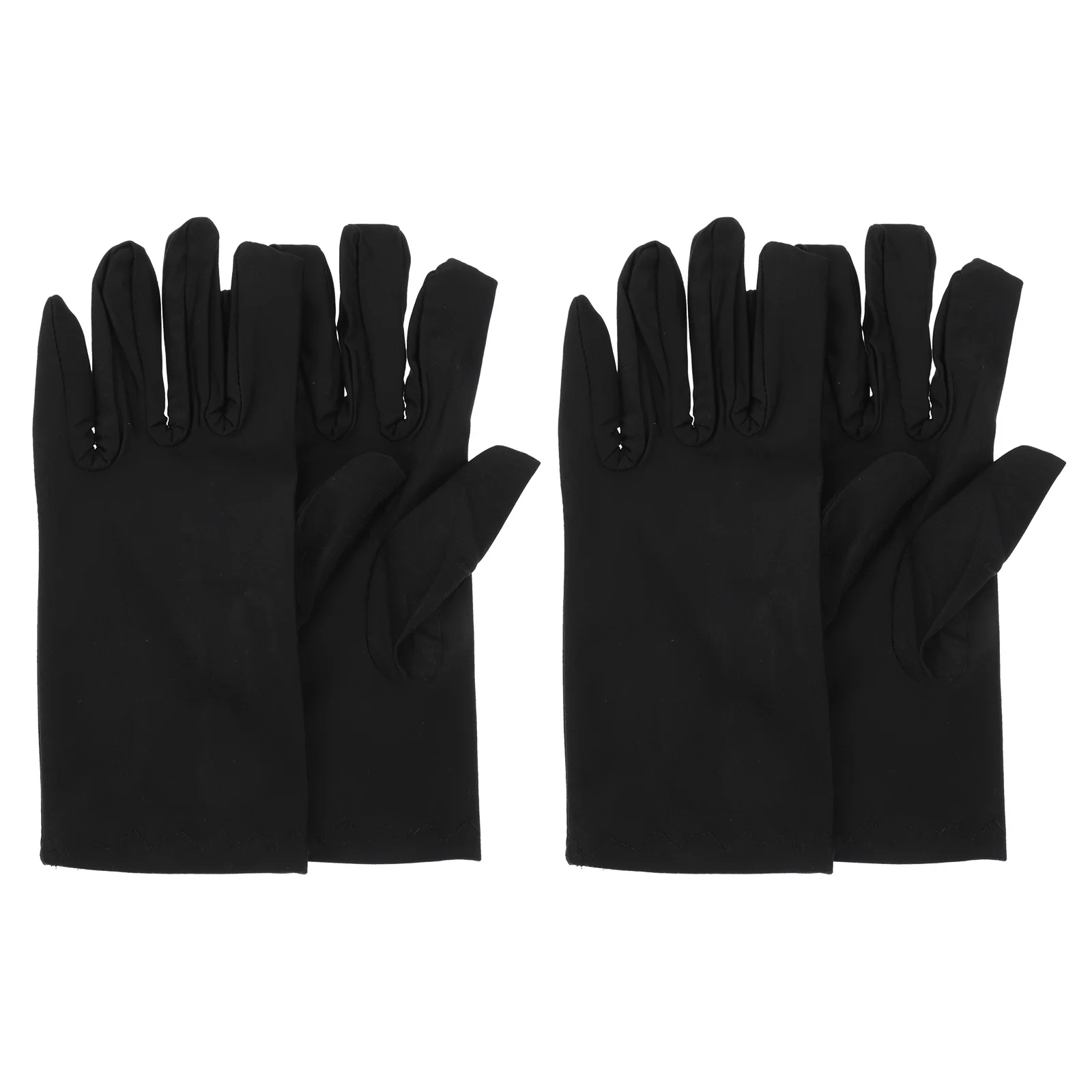 

2Pairs Practical Gloves Comfortable Working Breathable Elastic Multipurpose Thickened Suitable Etiquette Performances Stage