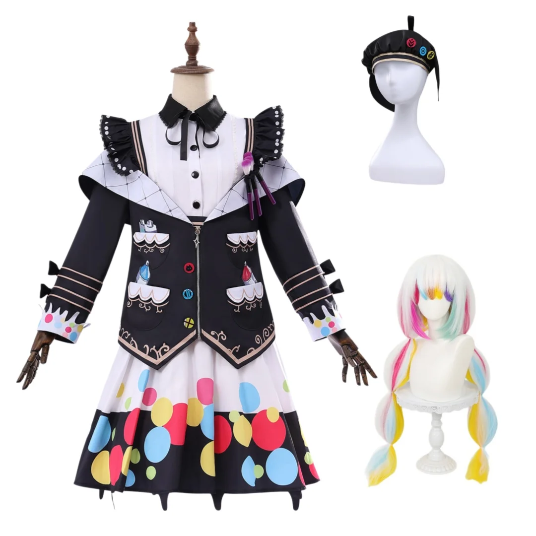 

Magical Girl Witch Trial Jougasaki Noa 661 Cosplay Costume Wig Full Set Uniform Outfits