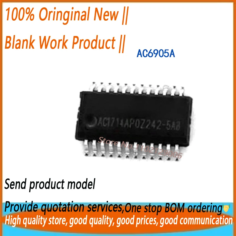 1-10 قطعة/الوحدة AC6905A 24-SSOP SMD IC رقاقة 100% جديد الأصلي في المخزون