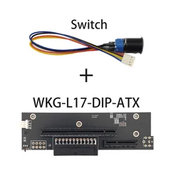 ATX motherboard Mechanical switch button