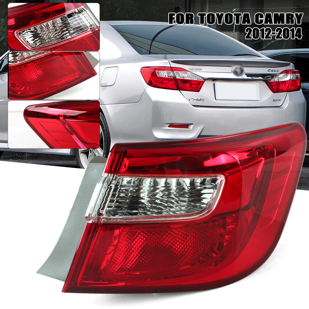 

Left/Right Side Tail Lamp FOR TOYOTA Camry 2012 2013 2014 Rear Tail Light Brake Lamp with