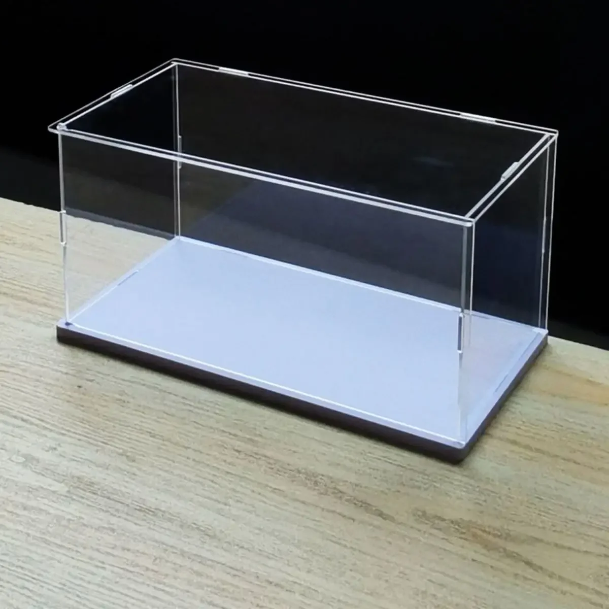 Custom Size Acrylic Display Box Openable Handmade Model Storage for Blind Box Toys Transparent Collectible Showcase Cabinet