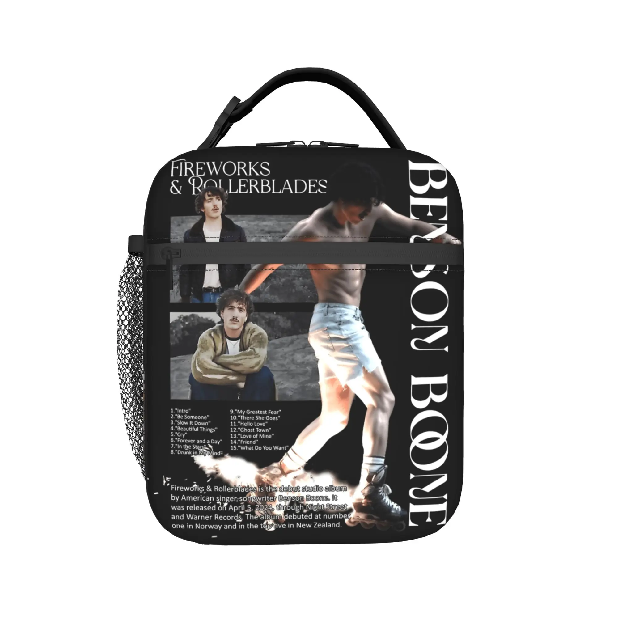 

Lunch Box Benson Boone American Heart Tour Product Storage Food Box Causal Thermal Cooler Bento Box For School