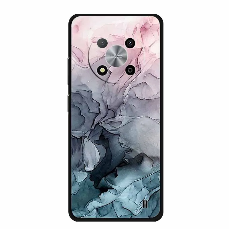 For ZTE Blade A73 5G Marble Case Soft Silicone TPU Cover For ZTE Blade A73 5G 7160N Phone Shell Bumper Printed Colorful etui