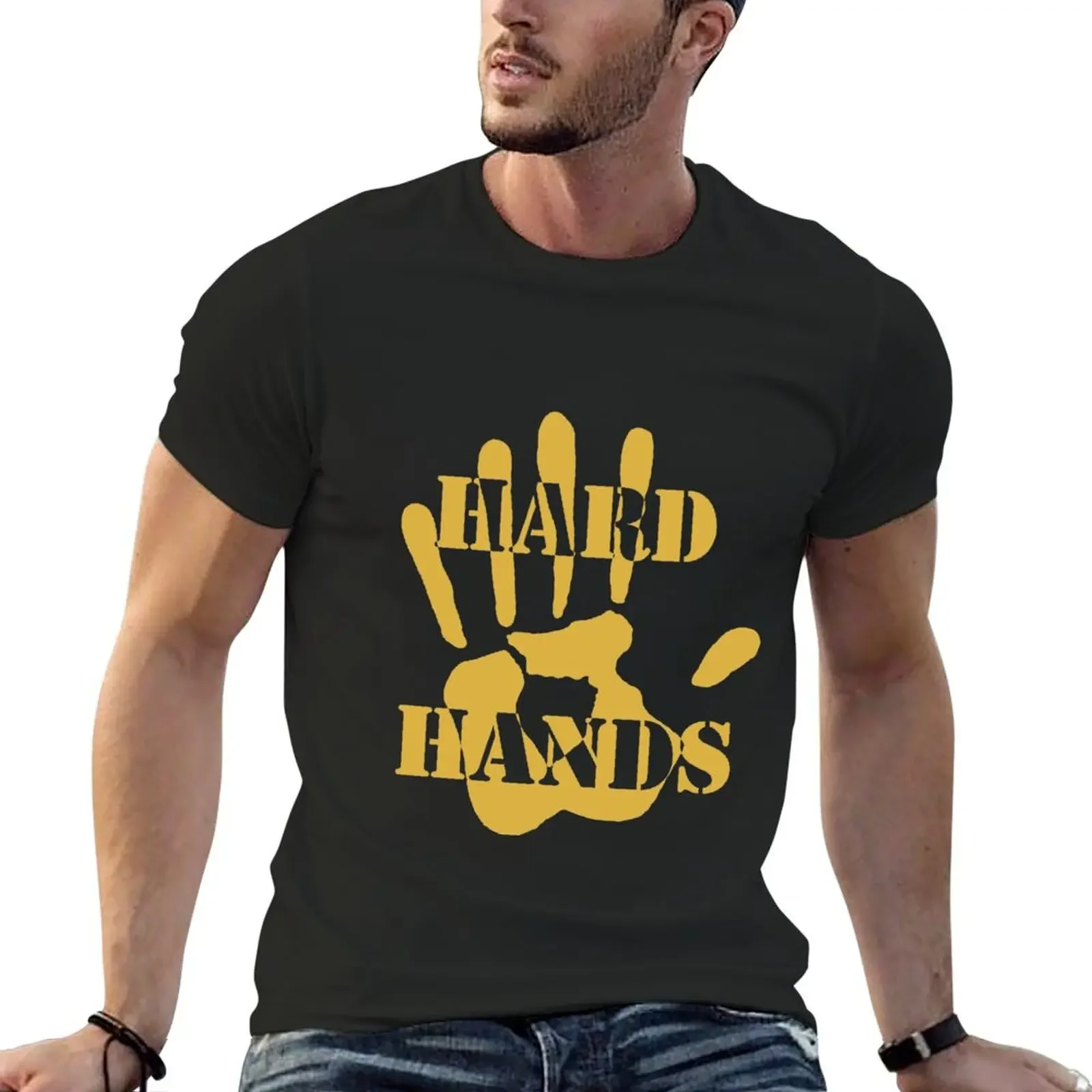 

Hard Hards (Yellow Logo) T-Shirt kawaii clothes oversize t-shirts man mens graphic t-shirts pack