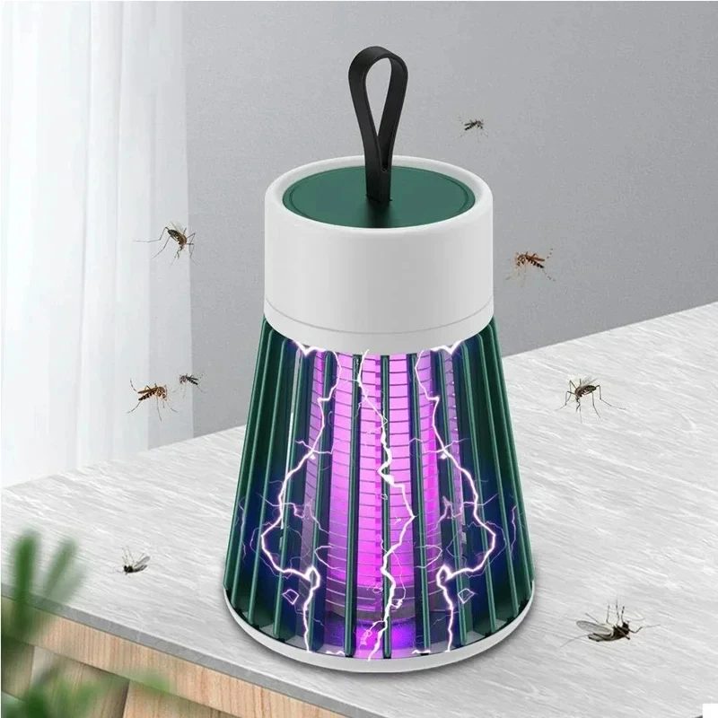 Portable Mosquito Killer Lamp Usb Rechargeable Electric Fly Trap Insect Killer Outdoor Mute Anti Mosquito Lamp Insect Proor Tool