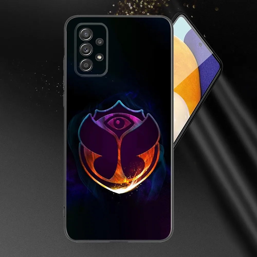 Music Festival Tomorrowlands Phone Case For Samsung Galaxy A13,A21s,A22,A31,A32,A52,A53,A71,A80,A91 Soft Black Phone Cover