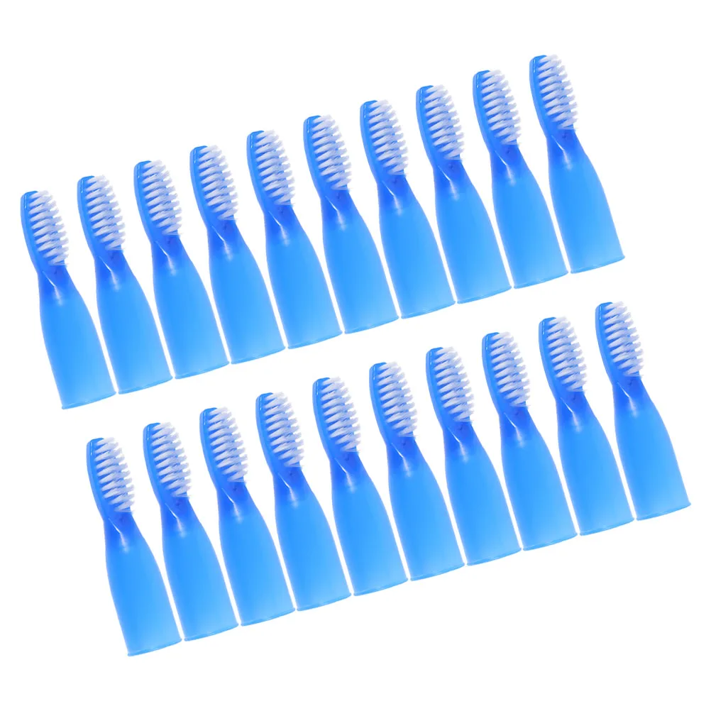 20 قطعة فرشاة أسنان السجن شعيرات ناعمة مقبض قصير فرشاة تنظيف الفم الصغيرة آمنة الوقاية الذاتية مرفق تصحيحي