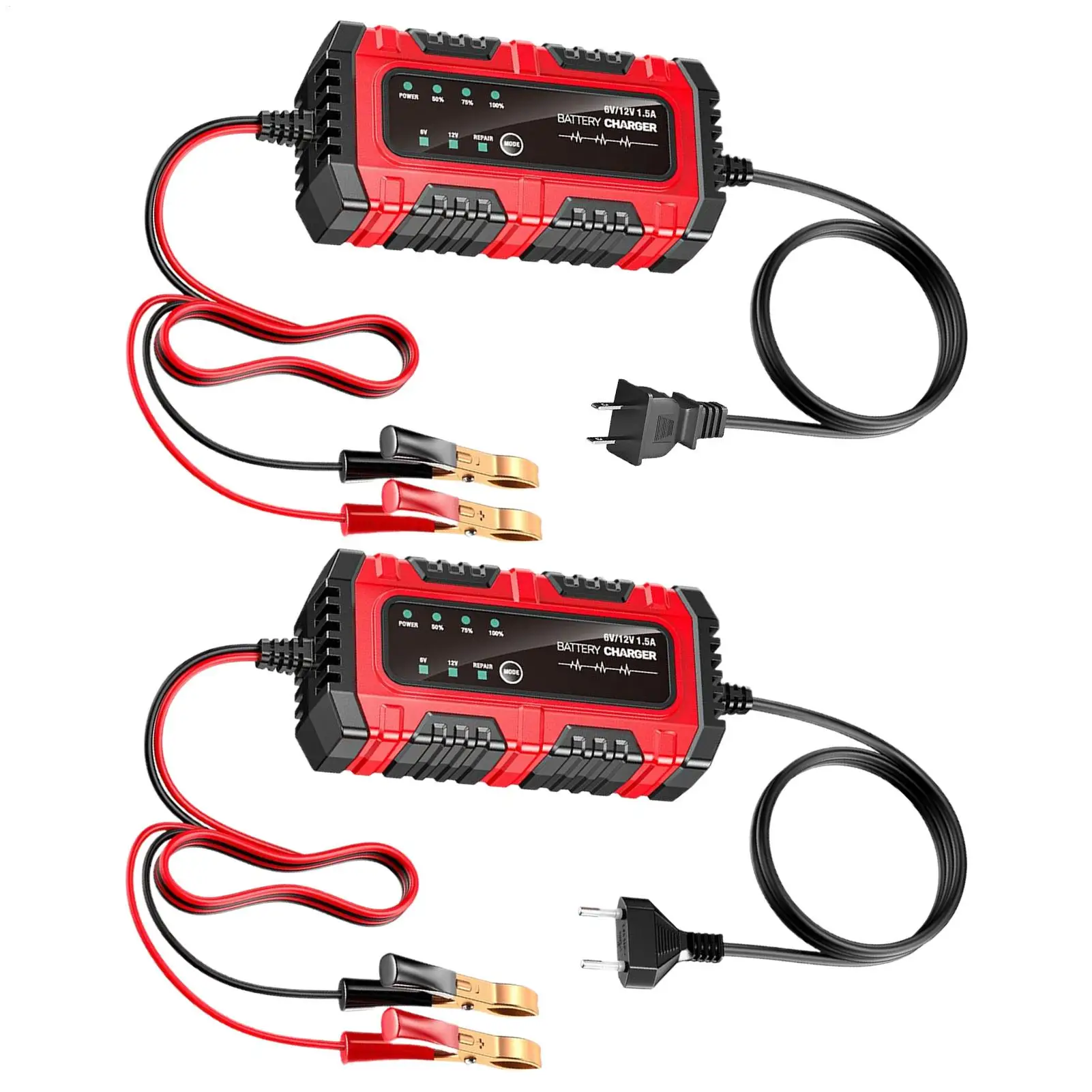 

Battery Charger 6V 12V 1.5A Car Battery Charger Car Motorcycle Battery Charging Unit Automatic Tender Maintainer For Motorcyle