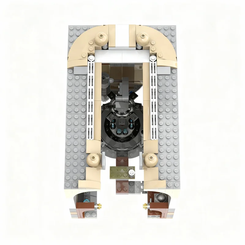 563pcs MOC Star Battle Book End Mandalorian Forge Model Building Toy Blocks Construction DIY Christmas Gifts Creative Idea