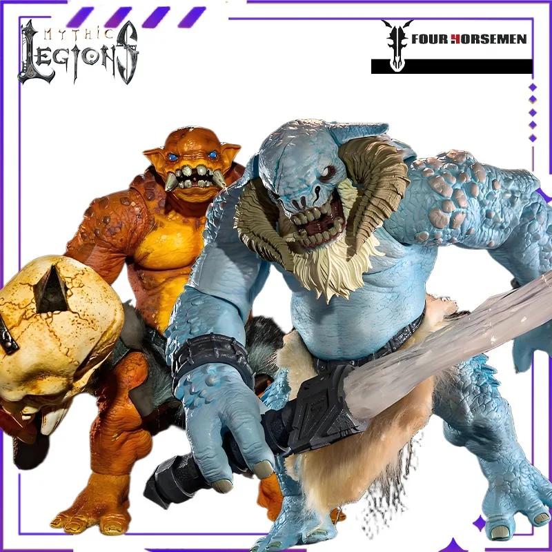 

[In Stock] Four Horsemen Studios Mythical Legion Series All Star Troll Brutus 2 Finished Model Movable Joint Model ExquisiteGift