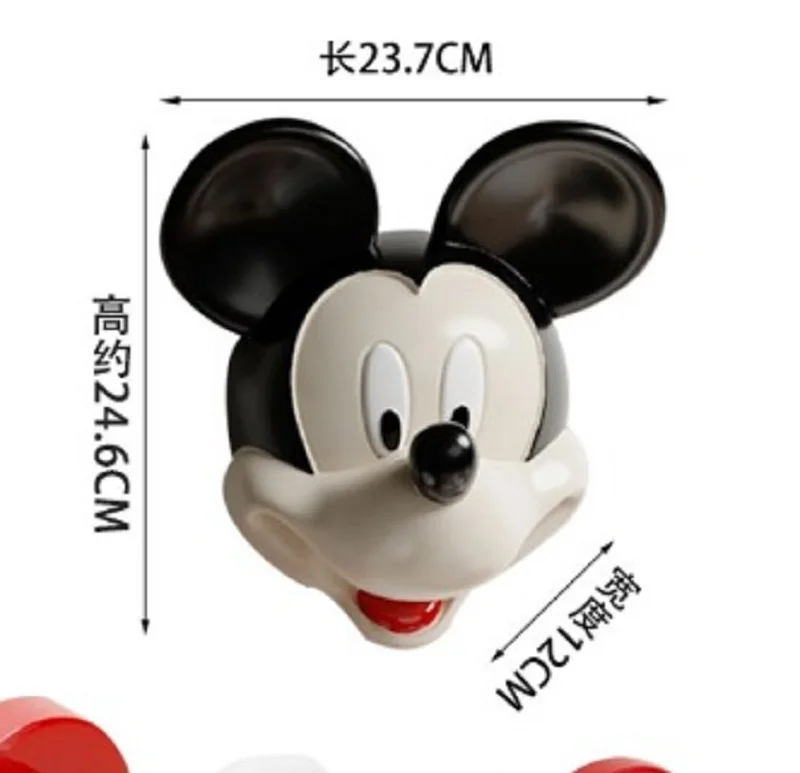 Imagem -06 - Disney-mickey Mouse Cabeça Parede Pendurado Estátua Desenhos Animados Mickey Mão Vaso Gancho Criativo Escultura Montada Decoração de Casa