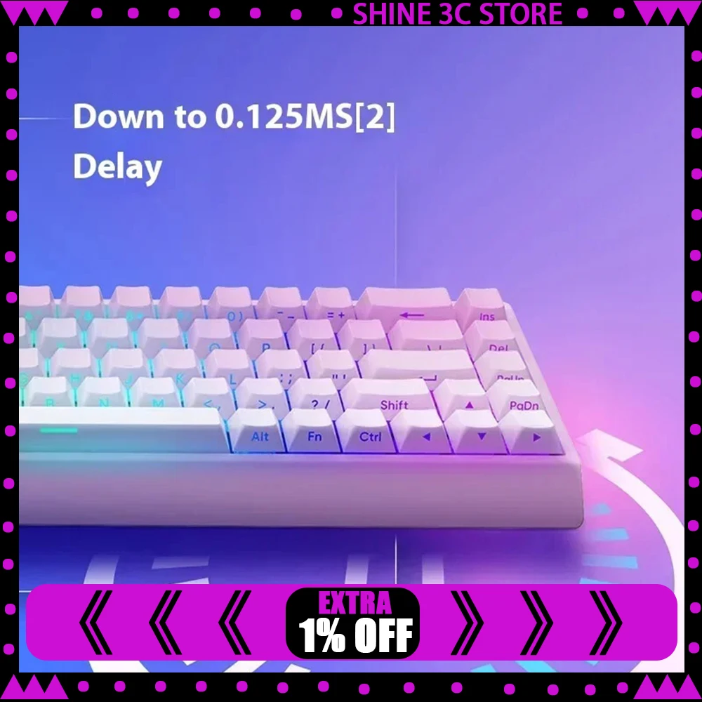 IROK Carotmas Mercury68 Magnetic Switch Keyboard Wired 8000Hz RT0.004mm Mechanical Keyboard Low Delay Gaming Keyboard Gamer