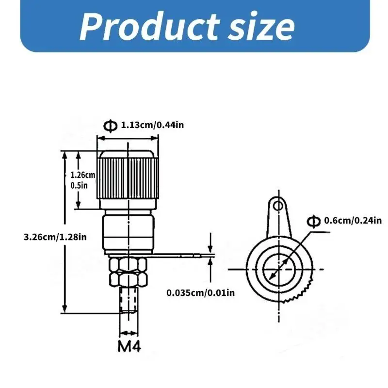 652F 50Pcs Electrical Connectors Terminals 4mm Banana Plug Socket Binding Posts Terminals for Amplifier 4mm Terminals