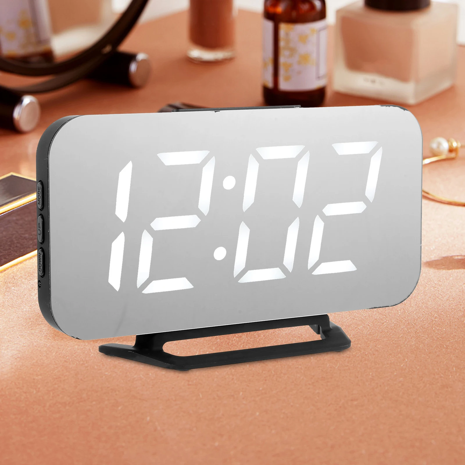 

Digital Alarm Clock With Dual Usb Ports Large Bright Led Display Adjustable Snooze Function For Bedroom Office Electric