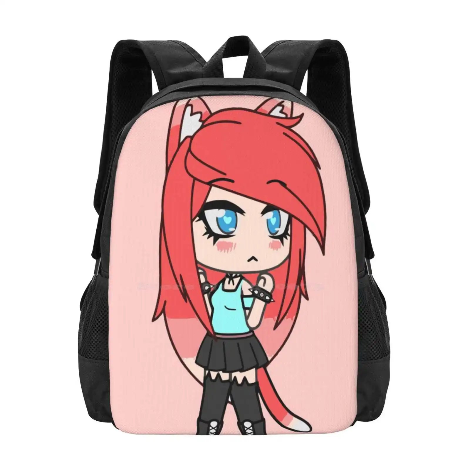 

Gacha Life Klau Pattern Design Bag Студенческий рюкзак Gachaverse Gachaworld Аниме Манга Lunime Mike Bloxburg Game Online