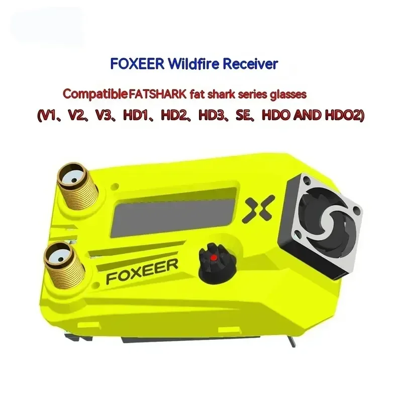 Foxeer Wildfire Glasses Receiver Module Fpv Dual Receiver 5.8g Compatible With Fatshark Flying Shark