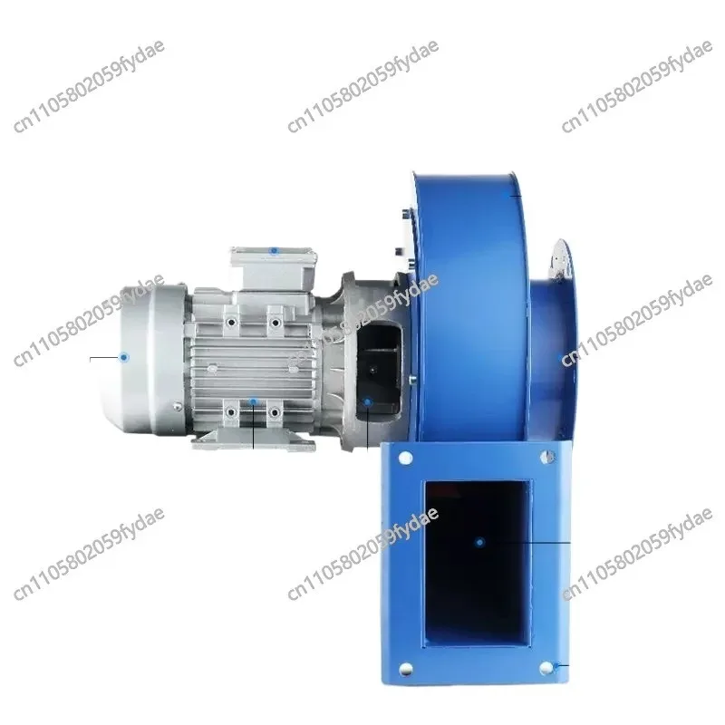 Ventilador Centrífugo de Alta Temperatura 220V/380V para Extracción de Humos de Calderas y Eliminación de Polvo de Hornos de Calefacción