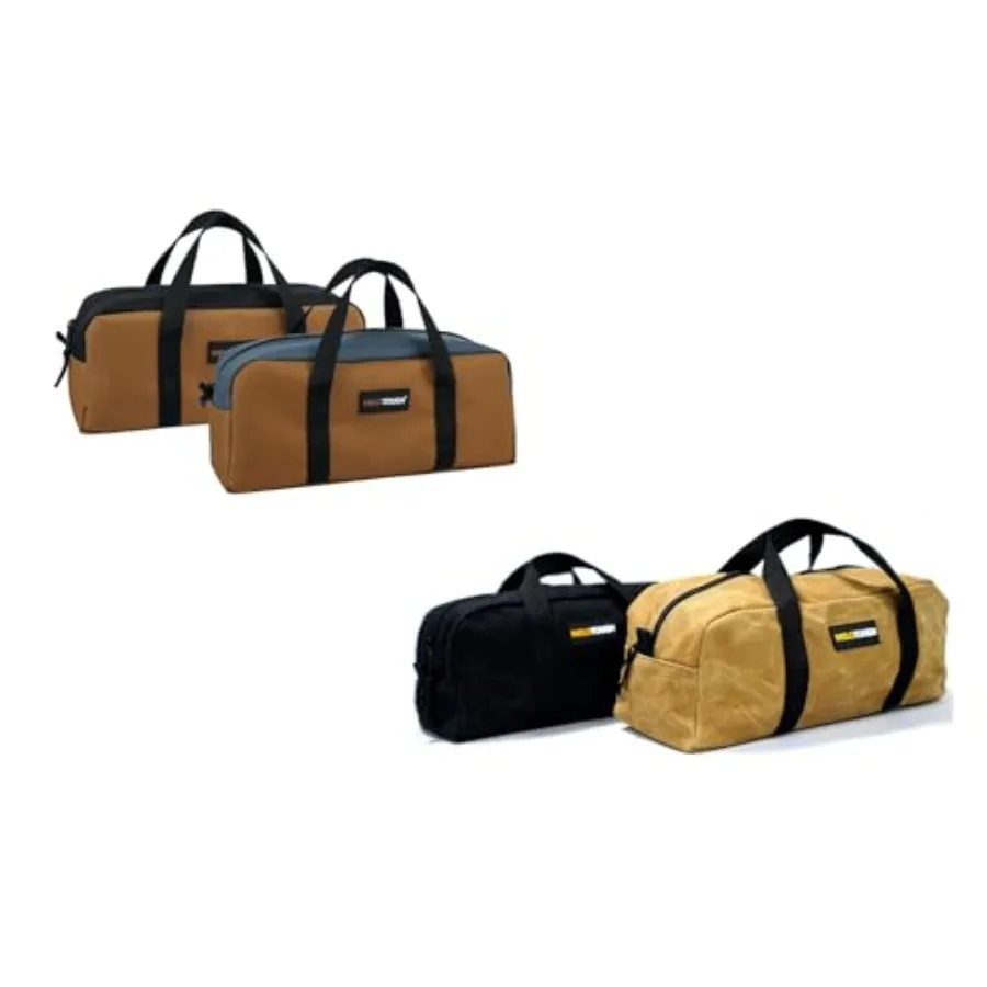 

Сумка-органайзер для инструментов из холщовой ткани с молнией, 14 дюймов, маленькая, для электриков, сантехников и специалистов по ОВКВ