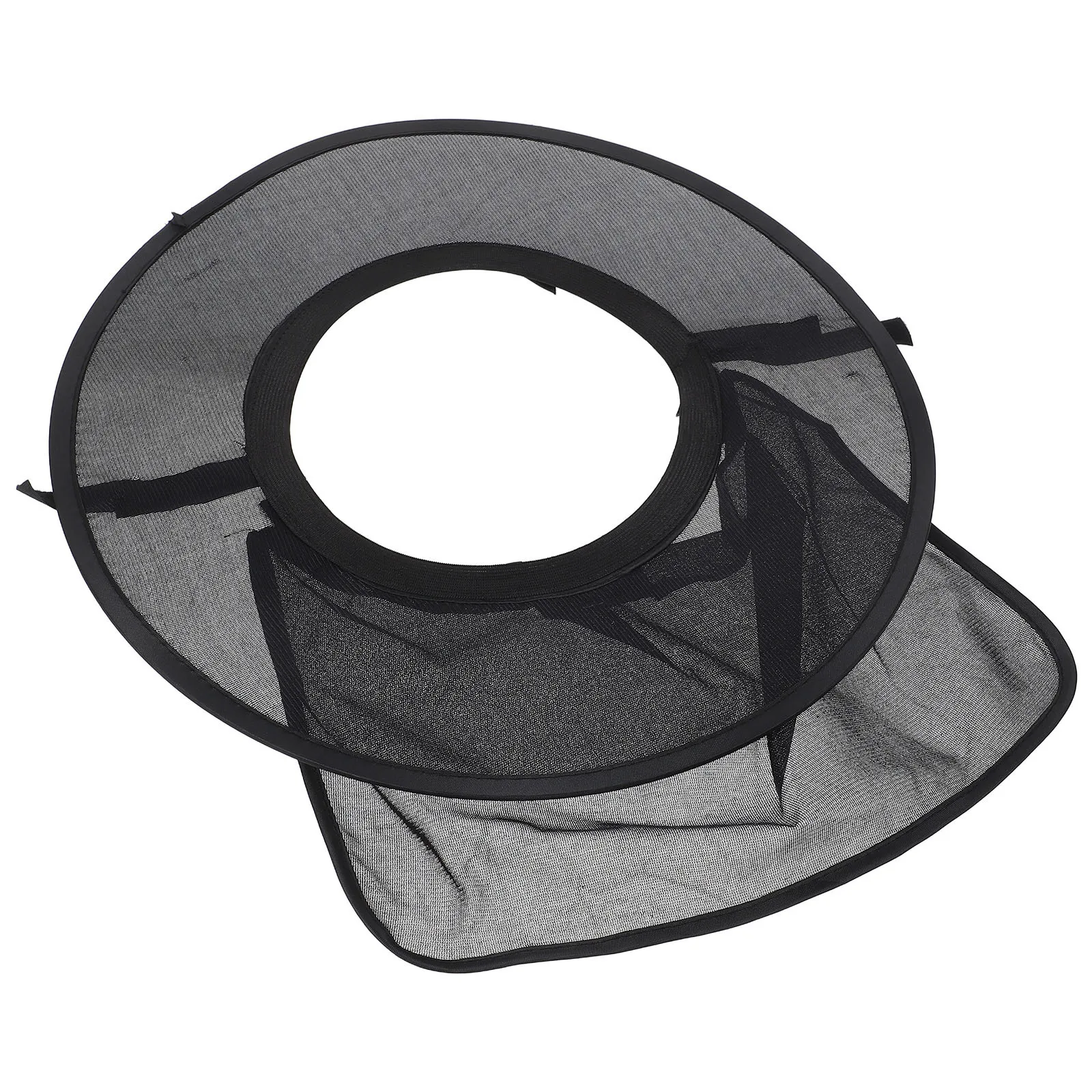 

Construction Site Hard Hat Sunshade Full Brim Breathable Mesh Neon Orange Reflective Edging High Visibility Outdoor Shade