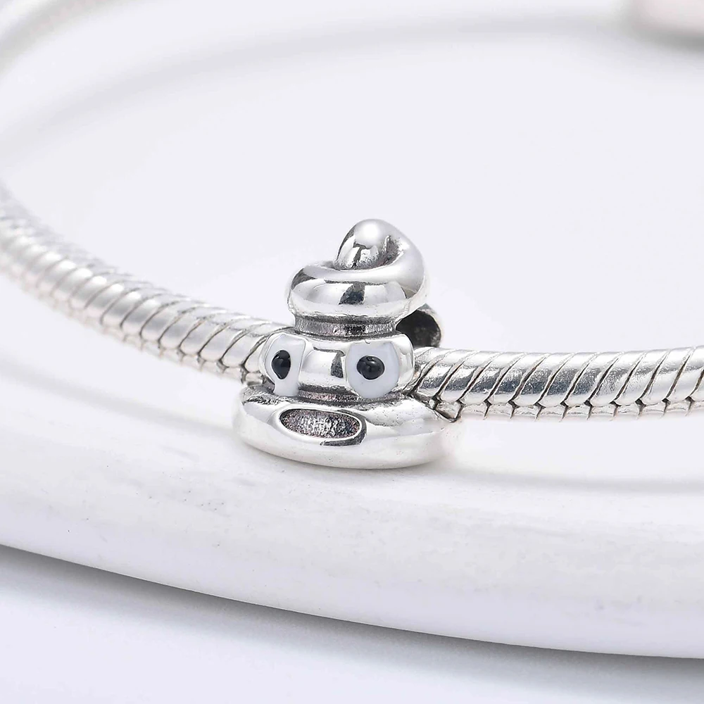 جديد 925 فضة أفضل صديق مجفف شعر سحر of ley 925 سلسلة مطرز صالح الأصلي قلادة سوار DIY بها بنفسك السيدات مجوهرات #2