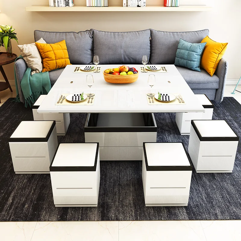 

Nordic Luxury Coffee Table Modern Organizer Mesa Lateral Mobile Coffee Table White Apartamento Stoliki Do Kawy Furniture