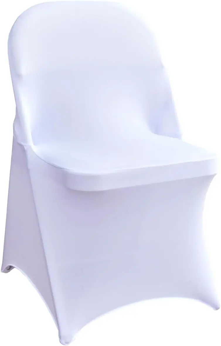 

Spandex White Folding Chair Covers 20 Pa Universal Seat Covers For Chairs Slipcovers Protector Fitted Elastic Stretch Chair