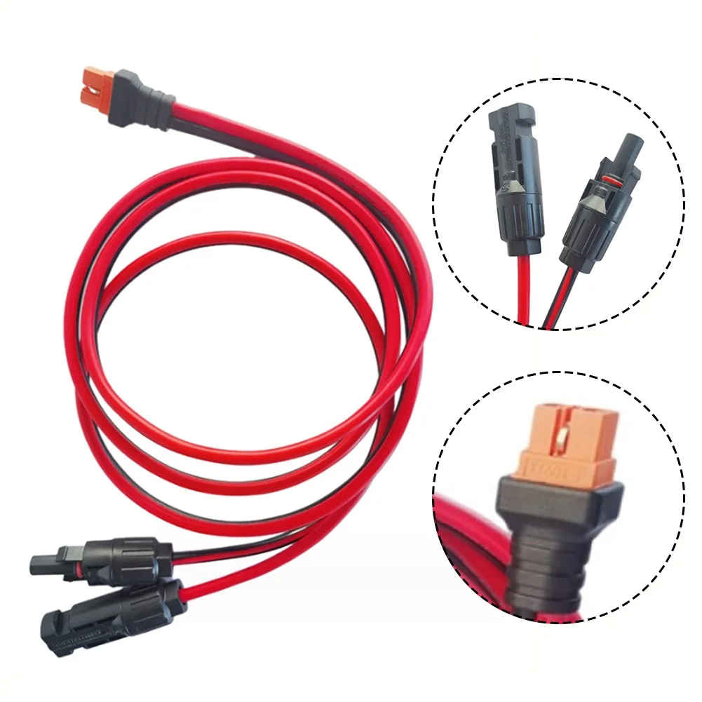 휴대용 발전소 익스텐션 케이블, 전기 장비, 1.5m, 10AWG XT60I 2 + 1, 20.20*16.4*2.5 Mm, 1 개