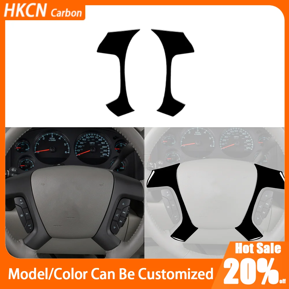 

For Chevrolet Tahoe Suburban For Silverado LTZ For GMC Yukon XL Denali Sierra SLT 07-13 Panel Car Interior Accessories Sticker