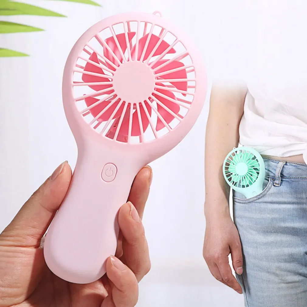 USB Mini Wind Power Handheld Fan Convenient And Ultra-quiet Fan High Quality Portable Student Office Cute Small Cooling Fans