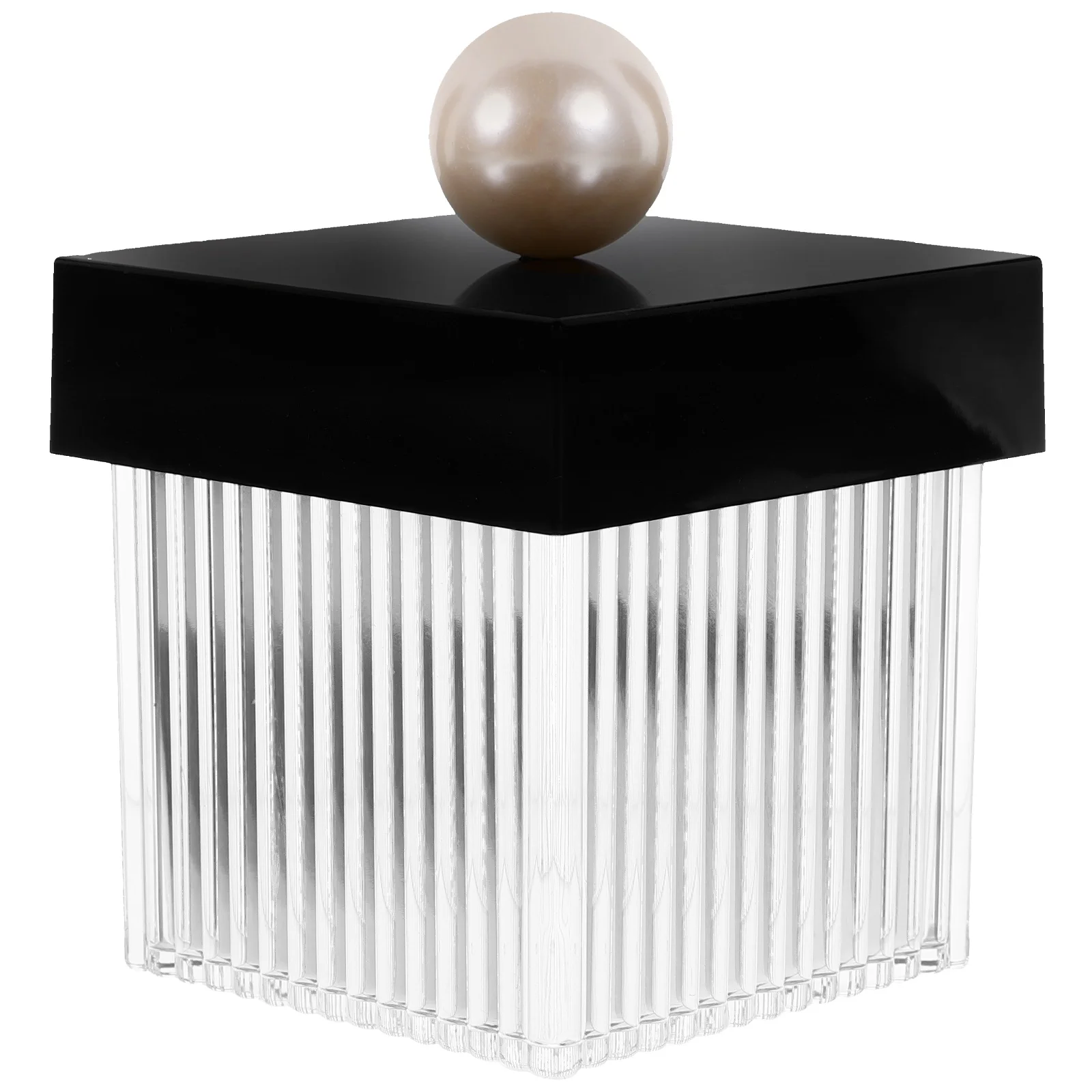 

Acrylic Storage Cotton Swab Case Pad Holder Dispenser Bathroom Cotton Swab ganizers Jar Travel Portable Make Up ganizer
