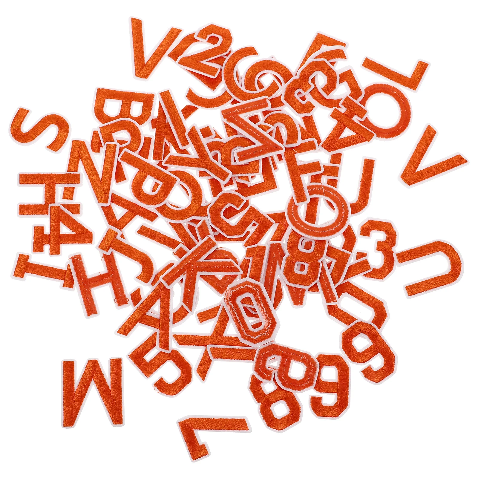 

72pcs Embroidery Patches Iron Letter Number 0-9 Repair Applique Sewing Badges For Clothes Shirts Jackets Hats Jeans Shoes Bags