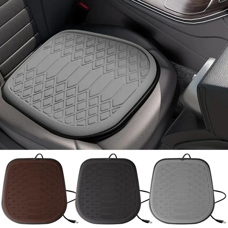 Car Heated Seat Cushion Car Seat Warmers USB Heated 3 Temperature Settings Cushion Comfortable Cushion ForAutumn Winter Car Home