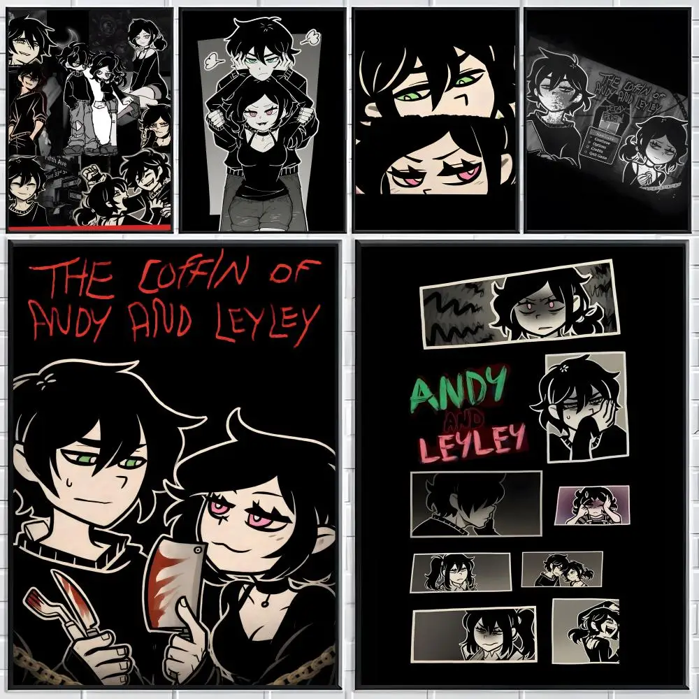 Comic The Coffin of Andy and Leyley Poster Classic poster and wall art prints are suitable for living rooms, bedrooms,and home