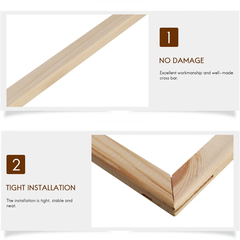 나무 프레임 DIY 그림 프레임 아트, 홈 데코 페인팅에 적합, 디지털 다이아몬드 드로잉 페인팅, 40x50 cm