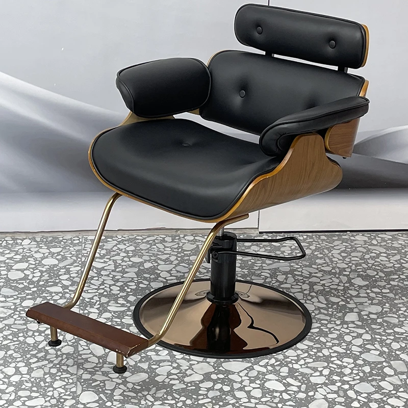 Hairdressing Hydraulic Facial Chair Salon Swivel Makeup Adjustable Chair Tattoo Men Styling Cadeira De Manicure Beauty Furniture