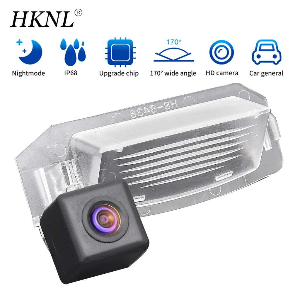 

HKNL Car Rear View Reverse Camera For Mitsubishi outlander from 2018 Eclipse Cross Lancer sportback CCD Chip License plate light