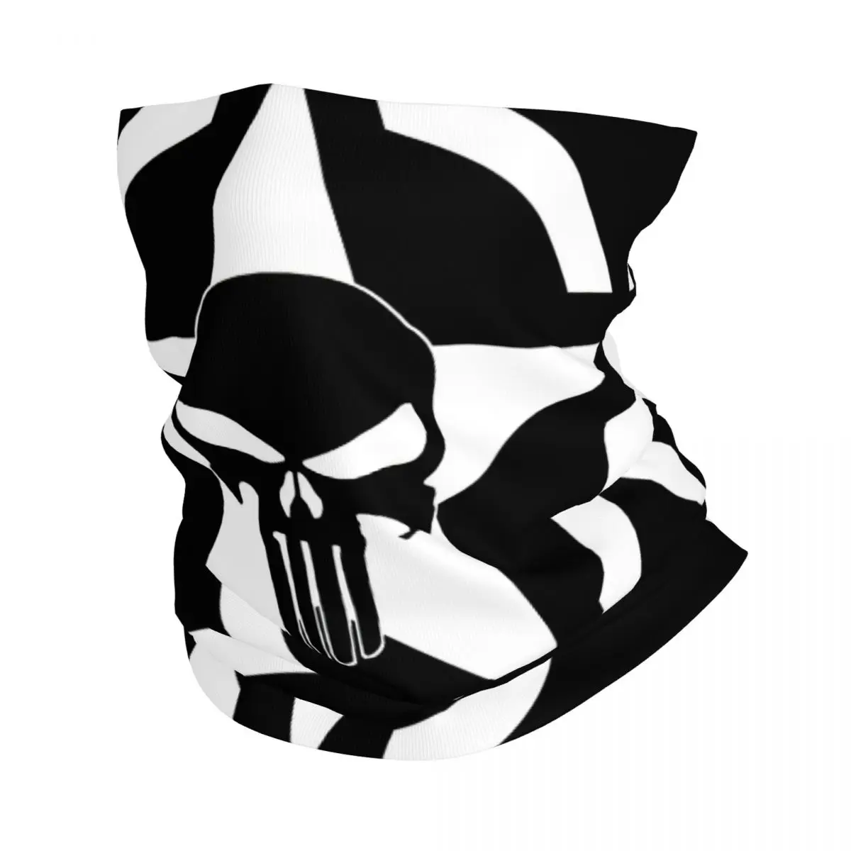 

Custom Punisher Skeleton Skull Bandana Neck Gaiter for Ski Cycling Men Women Wrap Scarf Balaclava Warmer