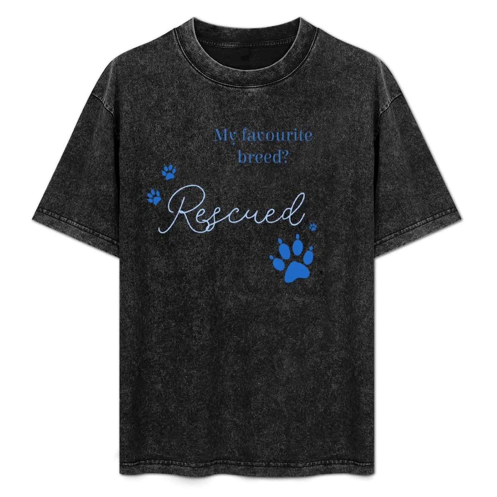 

Rescued Pets T-Shirt Urban Casual Loose Fit Tee