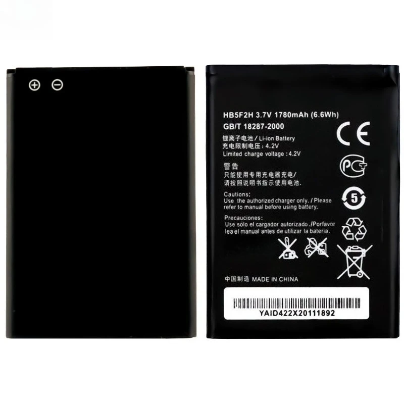 Alta qualidade hb5f2h 3.7v 1780mah bateria do telefone móvel para huawei roteador móvel 4g lte wifi e5372 e5375 e5373 ec5377 e5330 e5336