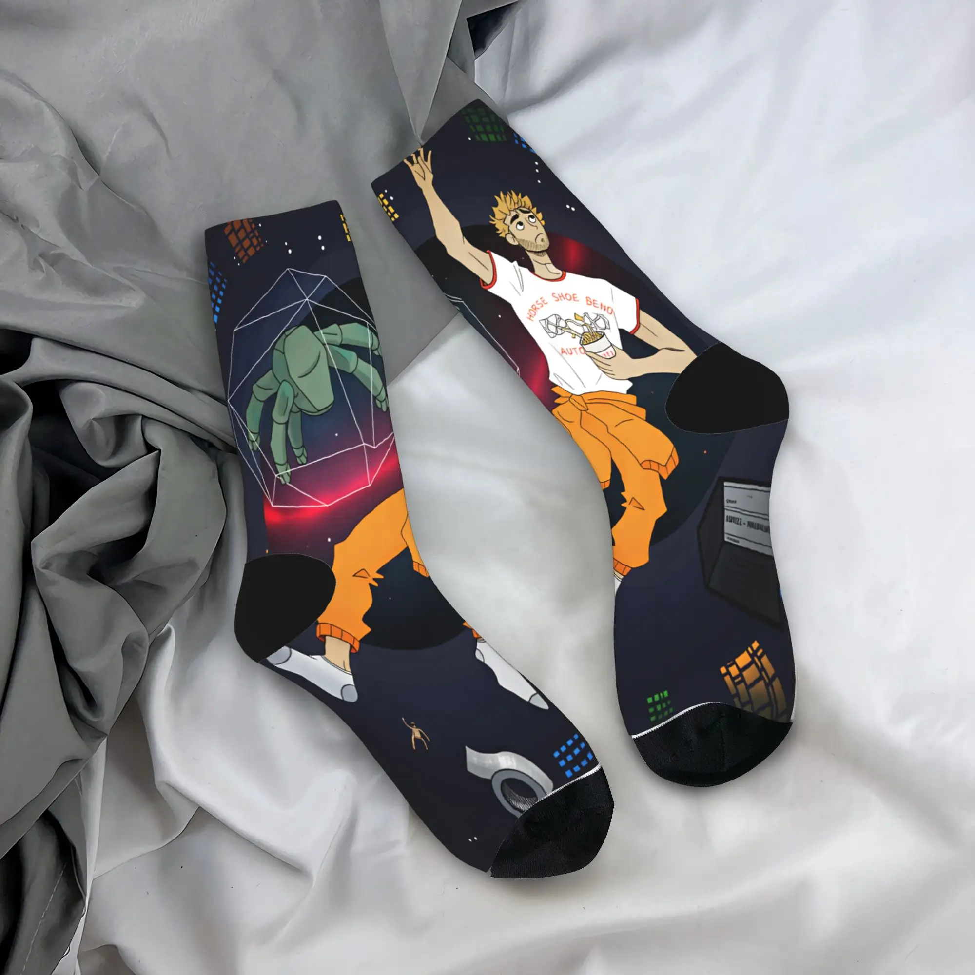 Project Hail Mary Stockings Men's  Socks Breathable Funny Socks Winter Cycling Anti Skid Design Socks Gift